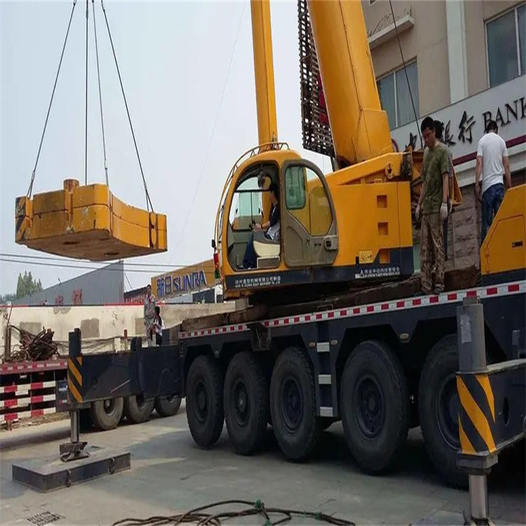 荣邦乡当地吊车出租|机器吊装|75吨|工厂搬迁服务